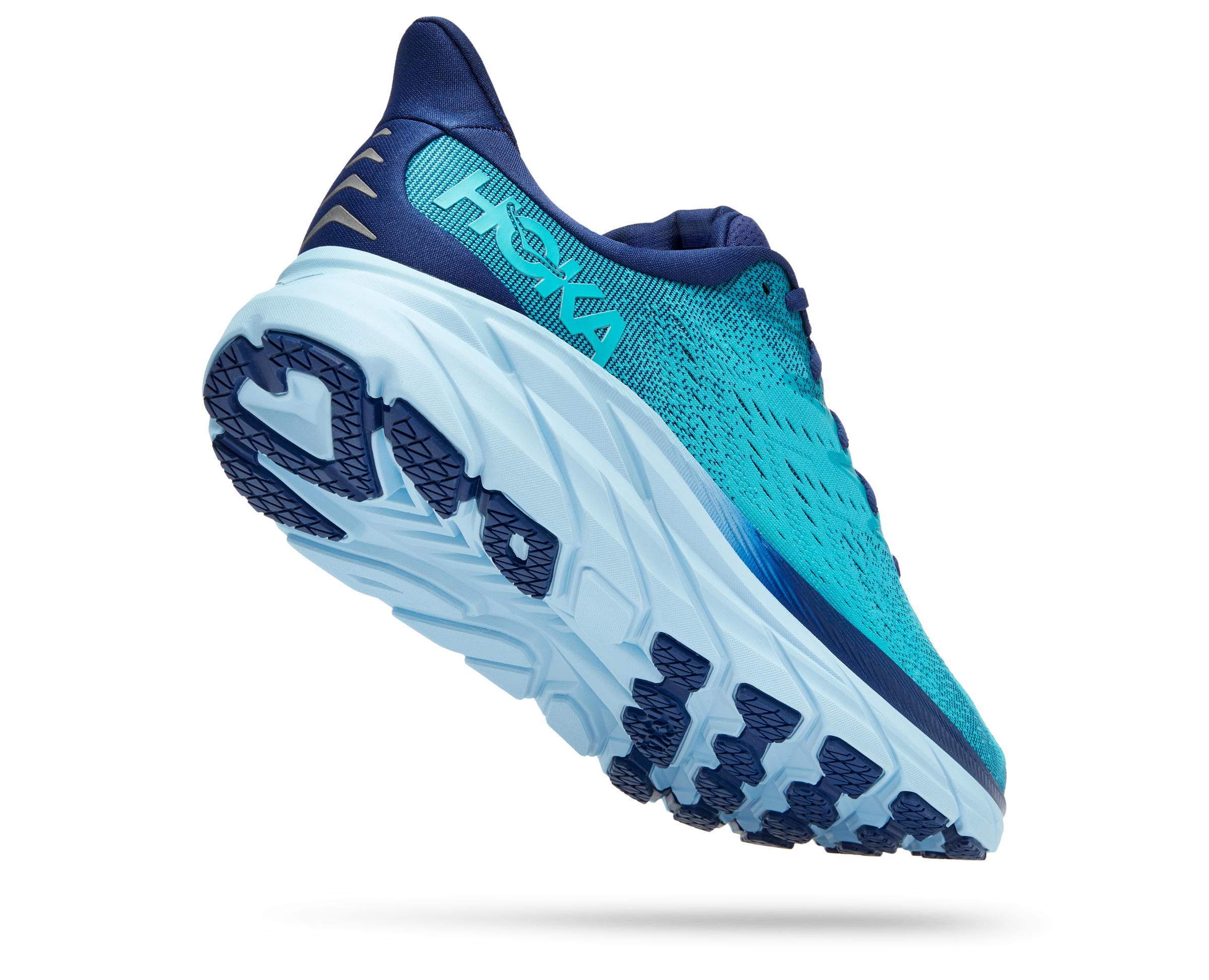 HOKA MEN'S CLIFTON 8 WIDE BELLWETHER BLUE / SCUBA BLUE