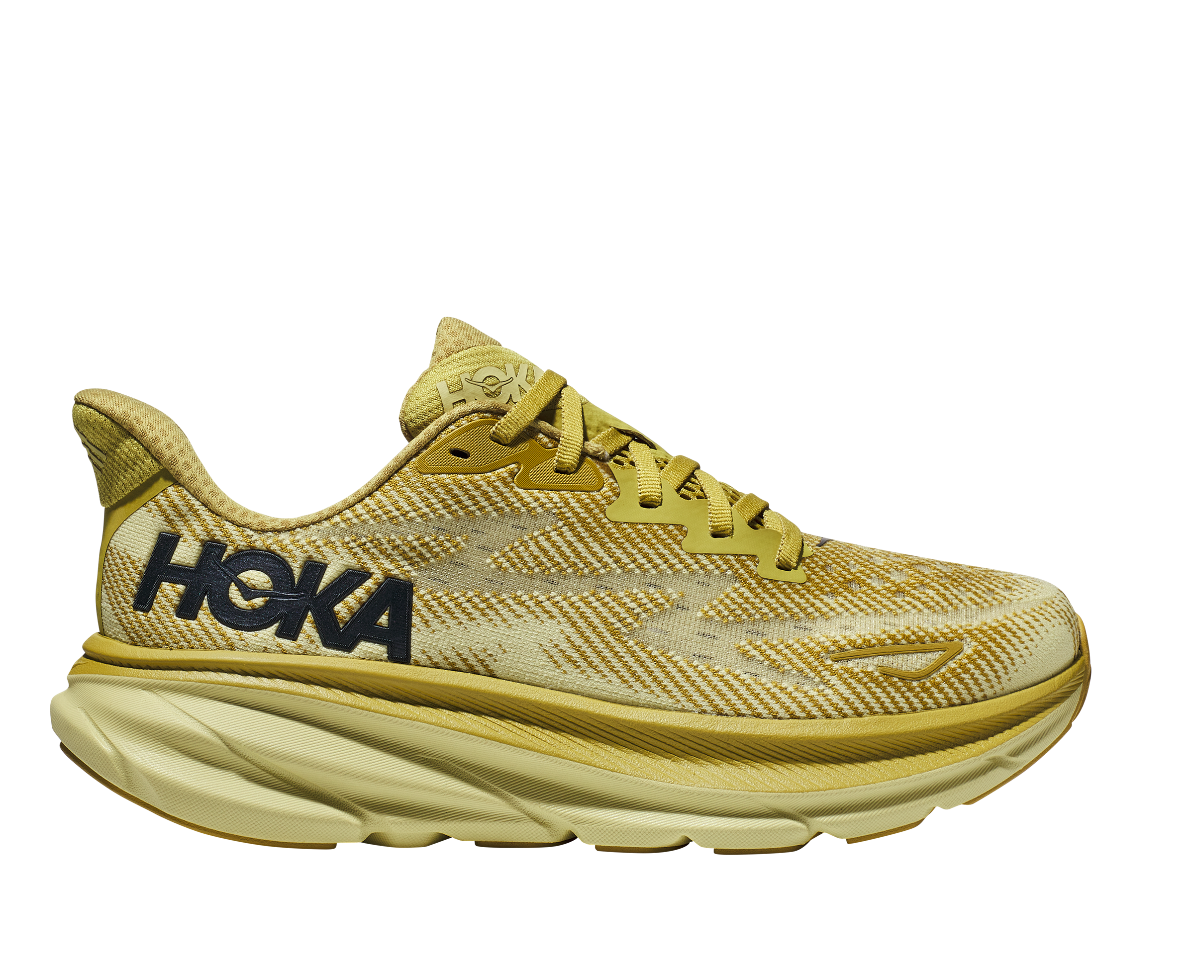 HOKA Women's CLIFTON 9 GLCR Golden Lichen/Celery Root