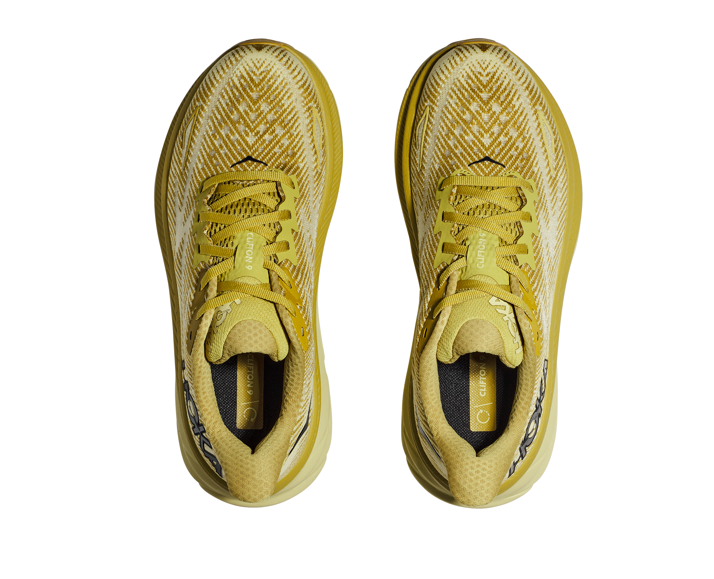 HOKA Women's CLIFTON 9 GLCR Golden Lichen/Celery Root