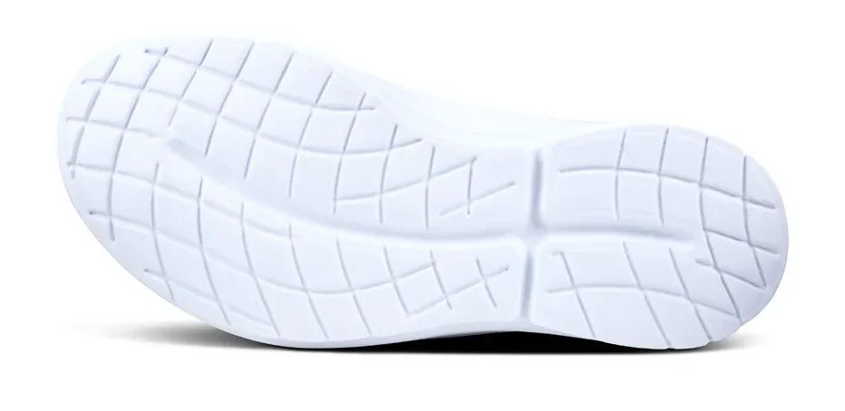 OOFOS Women's OOmg EeZee Low Shoe WHTCHECK White/Checker