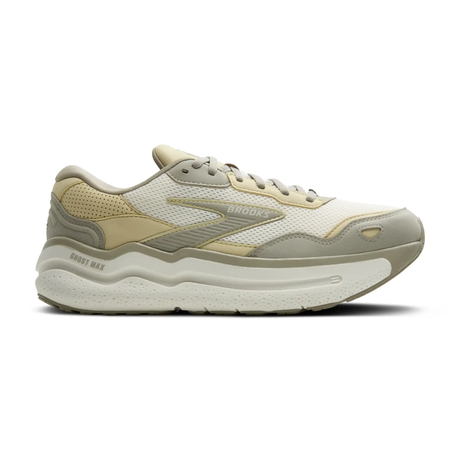 BROOKS Men's Ghost Max SE London Fog/Green Haze/Coconut