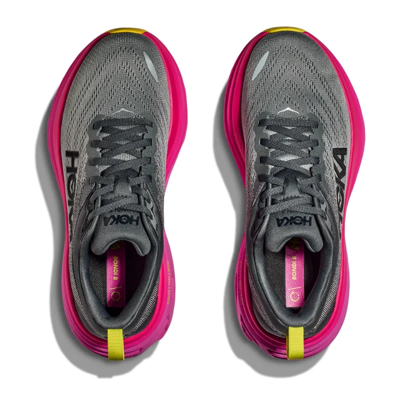 HOKA WOMEN'S BONDI 8 CSRW Castlerock/Strawberry B Medium