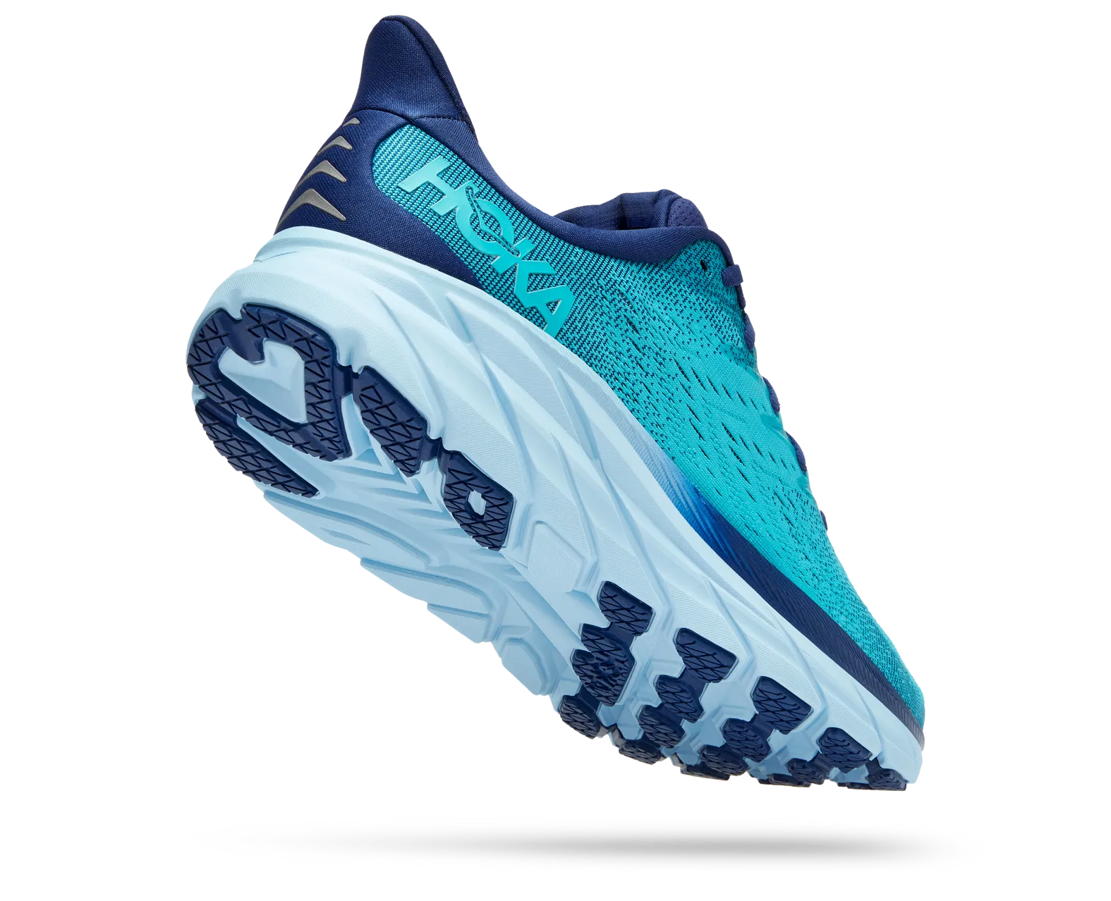 HOKA MISSION FULL-ZIP ライトブルー Hoka Womens Bondi 8- Stellar Blue / Cosmos (1127952-SCS
