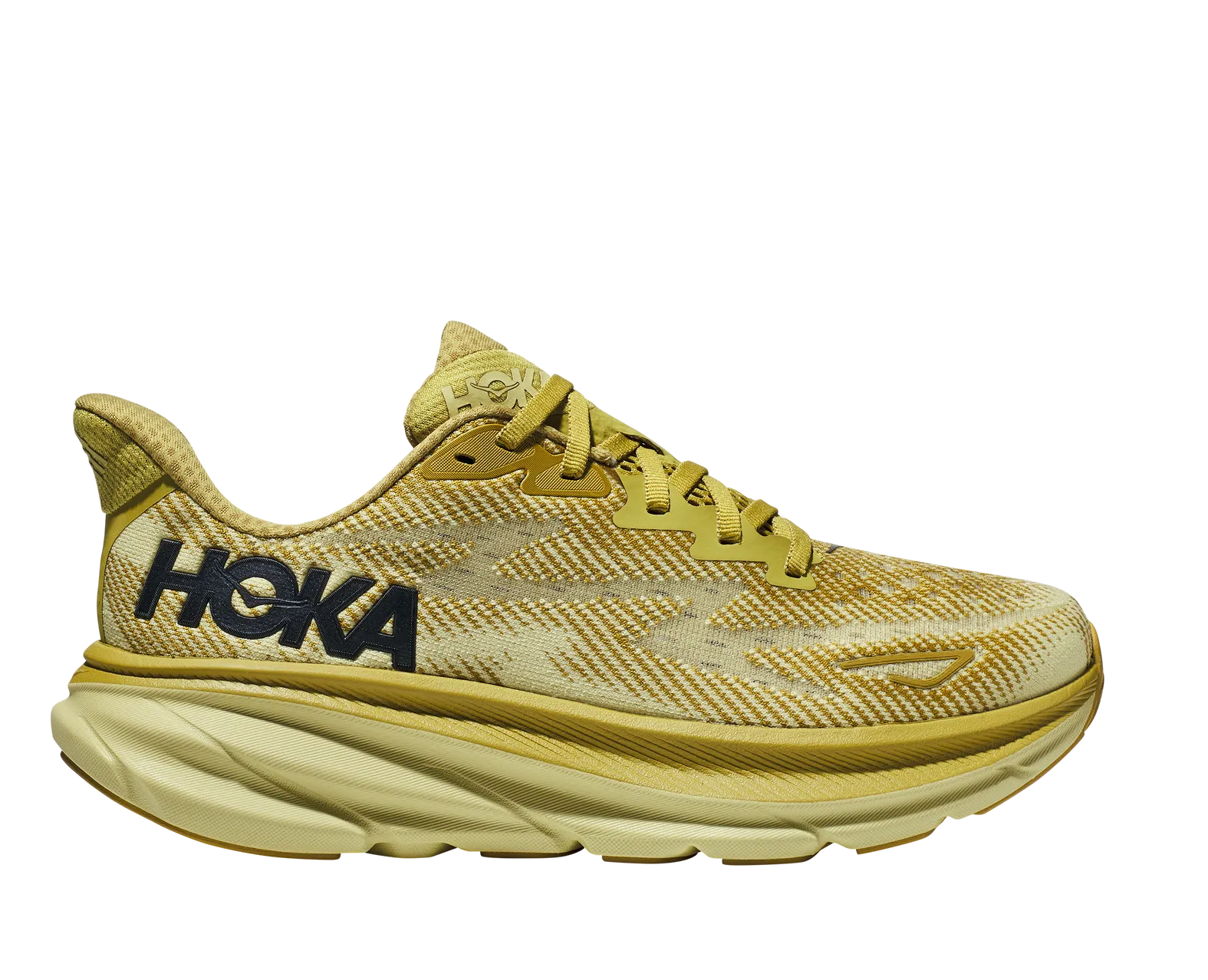 HOKA Women's CLIFTON 9 GLCR Golden Lichen/Celery Root